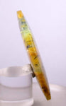 150cts BLUE OPAL CABOCHON Scenic Pendant Wire Wrap Caribean Peru Pendant Jewelry B886