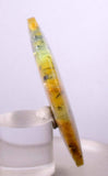 150cts BLUE OPAL CABOCHON Scenic Pendant Wire Wrap Caribean Peru Pendant Jewelry B886