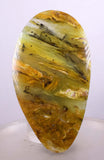150cts BLUE OPAL CABOCHON Scenic Pendant Wire Wrap Caribean Peru Pendant Jewelry B886
