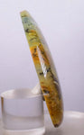 280cts BLUE OPAL CABOCHON Scenic Pendant Wire Wrap Caribean Peru Pendant Jewelry B887