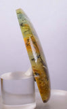 280cts BLUE OPAL CABOCHON Scenic Pendant Wire Wrap Caribean Peru Pendant Jewelry B887