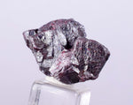 1.7cm PROUSTITE RUBY SILVER Twin Crystal Peru Sulfosalt Translucent Red 2000 Discovery Uchuchaccua Mine Mineral Specimen HE252