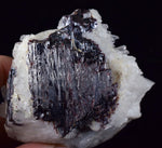 8.9cms HUBNERITE QUARTZ CRYSTALS Mineral Specimen Collector Peru M199