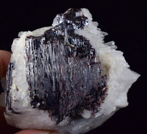 8.9cms HUBNERITE QUARTZ CRYSTALS Mineral Specimen Collector Peru M199