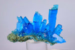 8.1cms NATURAL CHALCANTHITE  Unique Copper Druzy Peru Electric Blue Sharp Shiny Mineral Specimen Collector fe371