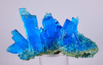8.1cms NATURAL CHALCANTHITE  Unique Copper Druzy Peru Electric Blue Sharp Shiny Mineral Specimen Collector fe371