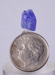 3carats GEM TANZANITE CRYSTAL Zoisite High Yield Gemstone  Merelani Hills Tanzania Unheated Terminated Mineral Specimen T354