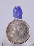 3carats GEM TANZANITE CRYSTAL Zoisite High Yield Gemstone  Merelani Hills Tanzania Unheated Terminated Mineral Specimen T354