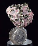 2.8cms RHODOCHROSITE FLUORITE QUARTZ Pyrite Crystal Rhombohedral Super Miniature Wuzhou Guangxi China Mineral Specimen R364