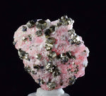 2.8cms RHODOCHROSITE FLUORITE QUARTZ Pyrite Crystal Rhombohedral Super Miniature Wuzhou Guangxi China Mineral Specimen R364