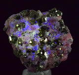 2.8cms RHODOCHROSITE FLUORITE QUARTZ Pyrite Crystal Rhombohedral Super Miniature Wuzhou Guangxi China Mineral Specimen R364