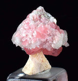 1.6cm RHODOCHROSITE CALCITE QUARTZ Pyrite Gem Crystal Pagoda Tree Rhombohedral Super Miniature Wuzhou Guangxi China Mineral Specimen R370