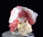 1.6cm RHODOCHROSITE CALCITE QUARTZ Pyrite Gem Crystal Pagoda Tree Rhombohedral Super Miniature Wuzhou Guangxi China Mineral Specimen R370