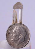 1.7cms  QUARTZ RUTILATED Polished Cabochon Brasil Rutile Pendant Jewelry Q302