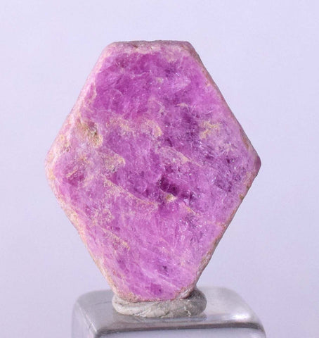 8.5cts RUBY CRYSTAL CORUNDUM Natural Hexagon Translucent Mineral Specimen Gemstone Y63
