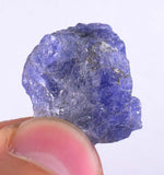 27.5cts GEM TANZANITE ROUGH Zoisite Unheated Terminated Mineral Specimen Tanzania T364