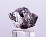 1.7cm PROUSTITE RUBY SILVER Twin Crystal Peru Sulfosalt Translucent Red 2000 Discovery Uchuchaccua Mine Mineral Specimen HE252
