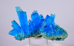 8.1cms NATURAL CHALCANTHITE  Unique Copper Druzy Peru Electric Blue Sharp Shiny Mineral Specimen Collector fe371