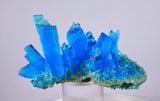 8.1cms NATURAL CHALCANTHITE  Unique Copper Druzy Peru Electric Blue Sharp Shiny Mineral Specimen Collector fe371