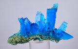 8.1cms NATURAL CHALCANTHITE  Unique Copper Druzy Peru Electric Blue Sharp Shiny Mineral Specimen Collector fe371