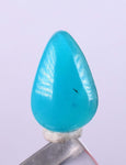 1carats GEM SILICA CHRYSOCOLLA Emeraldine Chalcedony Lily Mine Peru Cabochon Quartz Malachite Emerald Color Jade Color B898