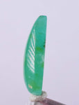 5carats GEM SILICA CHRYSOCOLLA Emeraldine Chalcedony Lily Mine Peru Cabochon Quartz Malachite Emerald Color Jade Color B902