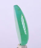 5carats GEM SILICA CHRYSOCOLLA Emeraldine Chalcedony Lily Mine Peru Cabochon Quartz Malachite Emerald Color Jade Color B902