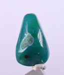 7.5carats GEM SILICA CHRYSOCOLLA Emeraldine Chalcedony Lily Mine Peru Tumbled Quartz Malachite Emerald Color Jade Color B903