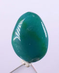 7.5carats GEM SILICA CHRYSOCOLLA Emeraldine Chalcedony Lily Mine Peru Tumbled Quartz Malachite Emerald Color Jade Color B903