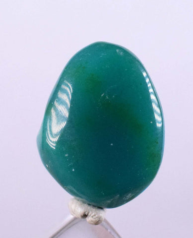 7.5carats GEM SILICA CHRYSOCOLLA Emeraldine Chalcedony Lily Mine Peru Tumbled Quartz Malachite Emerald Color Jade Color B903