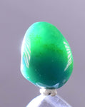 7.5carats GEM SILICA CHRYSOCOLLA Emeraldine Chalcedony Lily Mine Peru Tumbled Quartz Malachite Emerald Color Jade Color B903