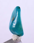 8 carats GEM SILICA CHRYSOCOLLA Emeraldine Chalcedony Lily Mine Peru Tumbled Quartz Malachite Emerald Color Jade Color B907