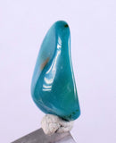 8 carats GEM SILICA CHRYSOCOLLA Emeraldine Chalcedony Lily Mine Peru Tumbled Quartz Malachite Emerald Color Jade Color B907