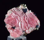 2.8cms RHODOCHROSITE FLUORITE QUARTZ Pyrite Crystal Rhombohedral Super Miniature Wuzhou Guangxi China Mineral Specimen R364