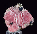 2.8cms RHODOCHROSITE FLUORITE QUARTZ Pyrite Crystal Rhombohedral Super Miniature Wuzhou Guangxi China Mineral Specimen R364