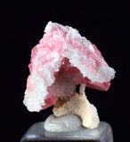 1.6cm RHODOCHROSITE CALCITE QUARTZ Pyrite Gem Crystal Pagoda Tree Rhombohedral Super Miniature Wuzhou Guangxi China Mineral Specimen R370
