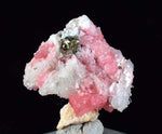 1.6cm RHODOCHROSITE CALCITE QUARTZ Pyrite Gem Crystal Pagoda Tree Rhombohedral Super Miniature Wuzhou Guangxi China Mineral Specimen R370