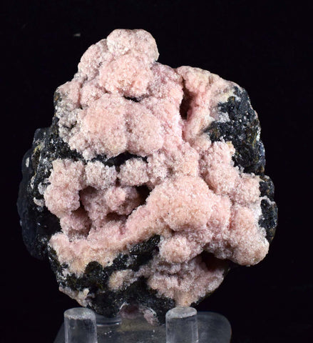 6.3cms RHODOCHROSITE ROSETTE PYRITE Galena Peru Pink Red Botryoidal Crystals  Natural Sculpture Mineral Specimen R376