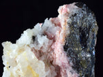 5.1cms RHODOCHROSITE ROSETTE QUARTZ  Peru Pink Crystals Needles Collector Mineral Specimen R378