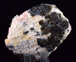 6.1cms RHODOCHROSITE ROSETTE QUARTZ  Peru Pink Crystals Needles Collector Mineral Specimen R379