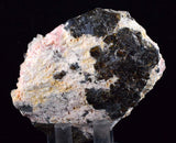 6.1cms RHODOCHROSITE ROSETTE QUARTZ  Peru Pink Crystals Needles Collector Mineral Specimen R379