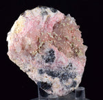 6.1cms RHODOCHROSITE ROSETTE QUARTZ  Peru Pink Crystals Needles Collector Mineral Specimen R379