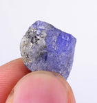19.5cts GEM TANZANITE ROUGH Zoisite Unheated Terminated Mineral Specimen Tanzania T361