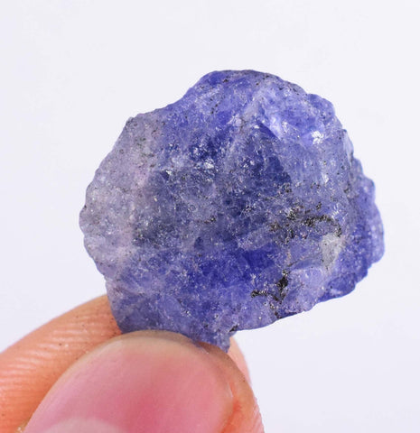 27.5cts GEM TANZANITE ROUGH Zoisite Unheated Terminated Mineral Specimen Tanzania T364