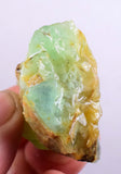 26grs BLUE OPAL ROUGH Peru Rough Scenic Quality Translucent Jewelry O658