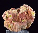 7ms EPIDOTE CALCITE CRYSTALS Cluster Peru Green Color Mineral Specimen C878