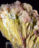 7ms EPIDOTE CALCITE CRYSTALS Cluster Peru Green Color Mineral Specimen C878