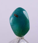 7carats GEM SILICA CHRYSOCOLLA Emeraldine Chalcedony Lily Mine Peru Tumbled Quartz Malachite Emerald Color Jade Color B904