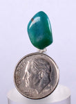 7carats GEM SILICA CHRYSOCOLLA Emeraldine Chalcedony Lily Mine Peru Tumbled Quartz Malachite Emerald Color Jade Color B904