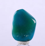 8 carats GEM SILICA CHRYSOCOLLA Emeraldine Chalcedony Lily Mine Peru Tumbled Quartz Malachite Emerald Color Jade Color B907